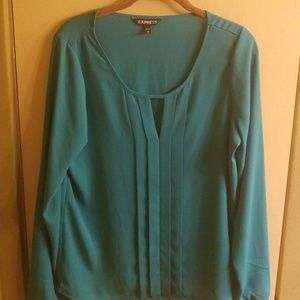 Kelly Green Express blouse